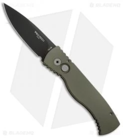 Pro-Tech Tactical Response 2 Automatic Knife Green (Black / PLN) TR-2.3GRN
