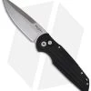 Pro-Tech TR-3 Automatic Knife Tactical Response W/ Grooves (Satin PLN) -Buck Knives Store protech tr 3 satin black handle plain