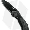 Schrade SCHA3BS Black Tanto MAGIC Spring Assisted Knife (2.9" Black Serr) 1 Schrade SCHA3BS Black Tanto MAGIC Spring Assisted Knife (2.9" Black Serr) -Buck Knives Store schrade magic scha3bs