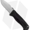 Schrade SCHA6LS Drop Point Spring Assisted Knife (3.75" Bead Blast Serr)