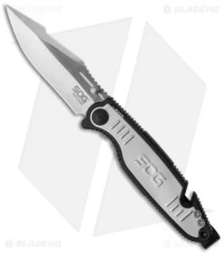 SOG Boot Camp Mini Spring Assisted Knife (3.25" Satin) BCP101