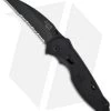 SOG Flash II Rescue Assisted Opening Knife (3.5" Black Serr) TFSA-6 -Buck Knives Store sog flash rescue black tini tfsa 6