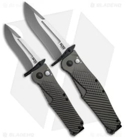 SOG Quake XL Spring Assisted Knife FDE Aluminum (4.5" Two-Tone) IM1101-BX -Buck Knives Store sog quake xl im1101 bx im1001 bx dl