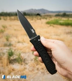 SOG Spec Elite II Automatic Knife (4" Black) SE-62 9 SOG Spec Elite II Automatic Knife (4" Black) SE-62 -Buck Knives Store sog spec elite ii se 62 BHQ 8486 dl