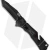SOG Trident Elite Tanto Spring Assisted Knife (3.7" Black) TF104