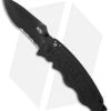 SOG Zoom Drop Point Spring Assisted Knife (3.625" Black Serr) ZM1016 -Buck Knives Store sog zoom half serrated zm1016 bx jm