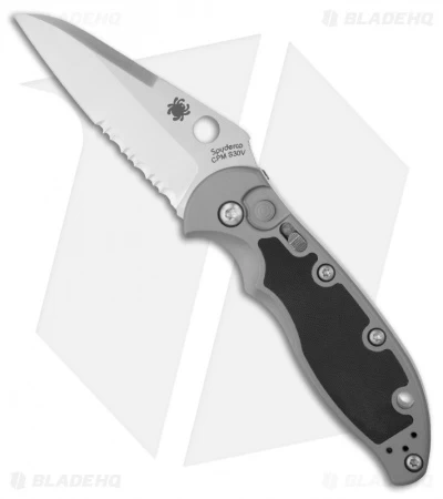 Spyderco Embassy Automatic Knife (3.13" Satin Serr) C121PS 3 Spyderco Embassy Automatic Knife (3.13" Satin Serr) C121PS