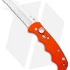 Spyderco Autonomy Automatic Knife Orange G-10 (3.75" Satin Serr) C165GSOR -Buck Knives Store spyderco autonomy orange satin serr sc165gsor BHQ 34300 jr