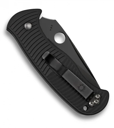 Spyderco Citadel Automatic Knife 83mm (3.25" Black) C119BKP 4 Spyderco Citadel Automatic Knife 83mm (3.25" Black) C119BKP - Image 2