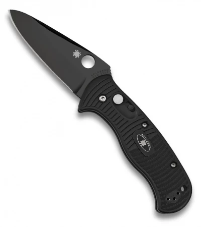 Spyderco Citadel Automatic Knife 83mm (3.25" Black) C119BKP 3 Spyderco Citadel Automatic Knife 83mm (3.25" Black) C119BKP