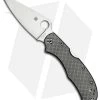 Spyderco "R" Nishijin Folding Knife Glass Fiber Handle (3.5" Satin Plain) C67GFP