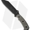 TOPS Knives Smoke Jumper Knife Fixed Blade (6.5" Black Plain) SJ626