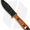 TOPS Knives Lite Trekker Tan Fixed Blade Knife (4.25" Black Plain) TLT-01
