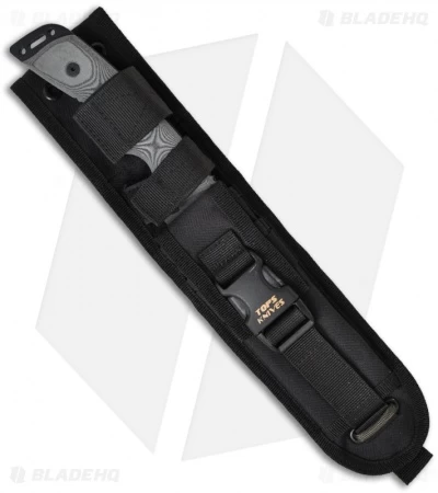 TOPS Knives Outpost Command Fixed Blade Knife W/ Micarta (Black PLN) OC01 4 TOPS Knives Outpost Command Fixed Blade Knife W/ Micarta (Black PLN) OC01 - Image 2