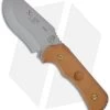 TOPS Knives XcEST-Alpha Fixed Blade Knife W/ Black Sheath (3.25" Gray) XCEST-A