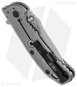 Zero Tolerance Hinderer 0566CF Assisted Opening Knife (3.25" Stonewash) ZT -Buck Knives Store zero tolerance hinderer 0566cf stonewash side