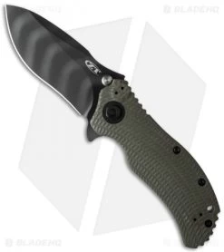 Zero Tolerance 0301 Assisted Opening Knife Ranger Green (3.75" Tiger Stripe) ZT