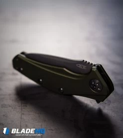 Zero Tolerance 0770 Assisted Opening Knife OD Green (3.25" Black) ZT 0770ODBLK 9 Zero Tolerance 0770 Assisted Opening Knife OD Green (3.25" Black) ZT 0770ODBLK -Buck Knives Store zt 0770odblk BHQ 49726 dl